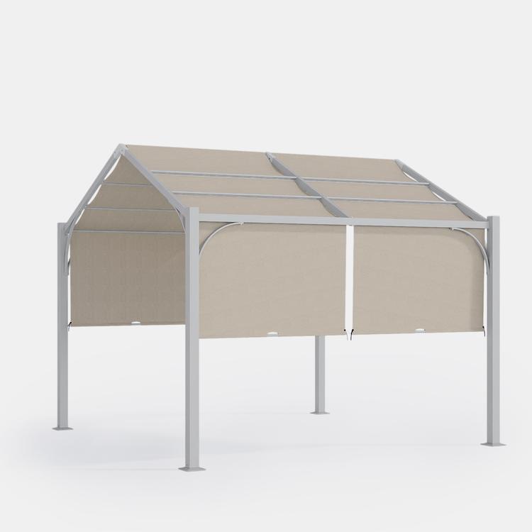 Set 2 Pareti Laterali Per Gazebo 3x3m - Oxford 210D, Con Finestra, Impermeabili E UV Resistente - Foto 2