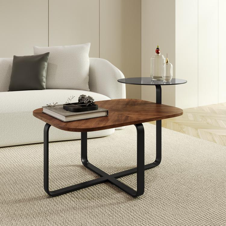 Tavolino Acrilico Trasparente Rotondo – Diametro 45 Cm – Comodino Da Divano In Polimero Solido – Resistente E Pronto All'Uso (45x45x47,5 Cm) - 4