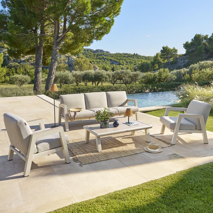 Set Salottini Da Esterno Set Salotto Da Giardino TecTake Divano