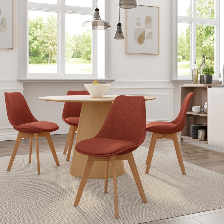 Sedia Da Cucina Rapsodi In Legno Di Faggio – Design Moderno, Colore Nero – Imbottitura Ultra Morbida – Prodotta In Turchia