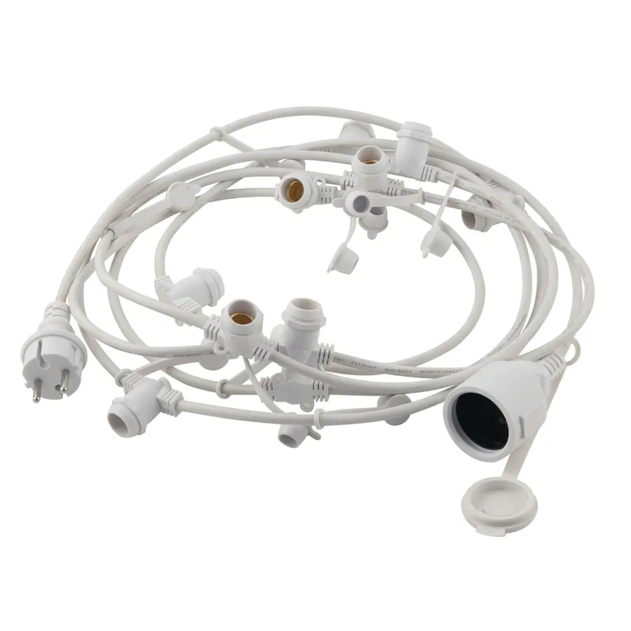 Catena Luminosa Natale 100 Max LED 10m Blu Fisso Bianco Flash per Esterni - - Catene Luminose Guida Completa per Ambienti Incantevoli