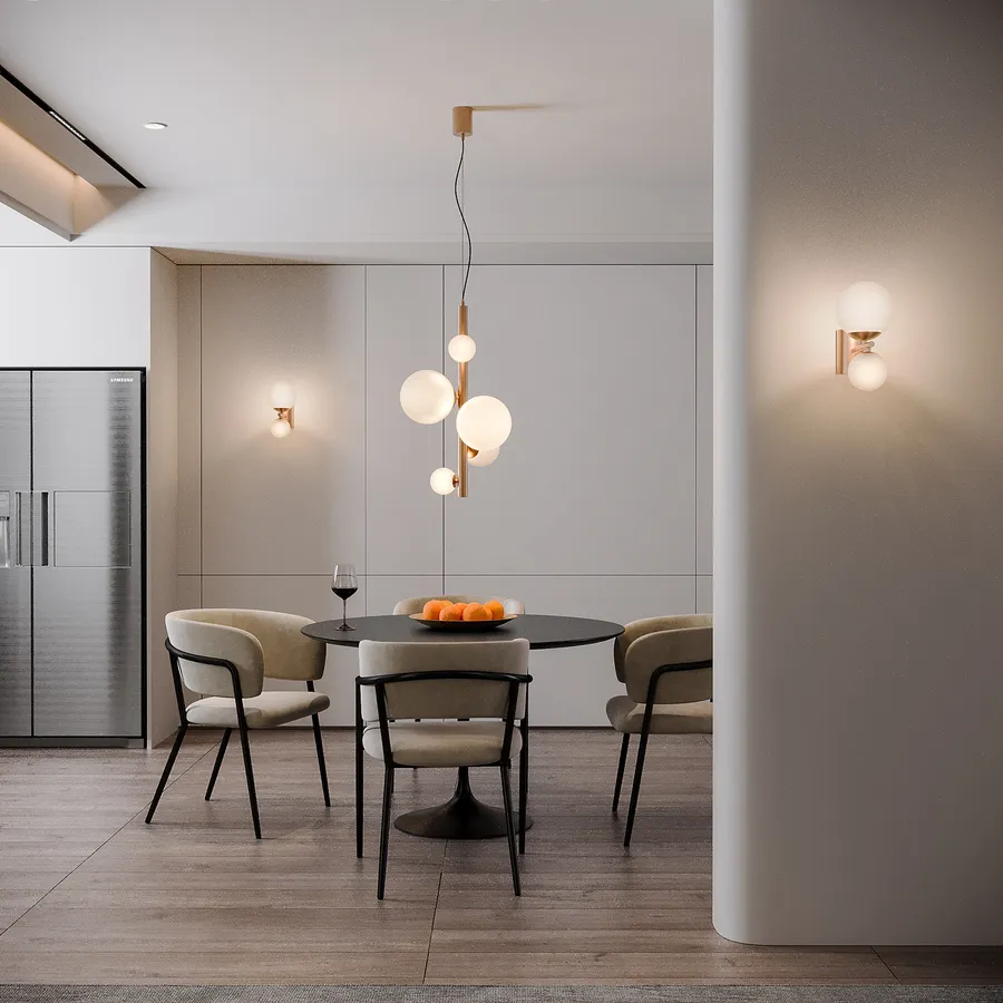 EGLO - 49868 Lampada A Sospensione E27 60 W Grigio, Oro Rosa