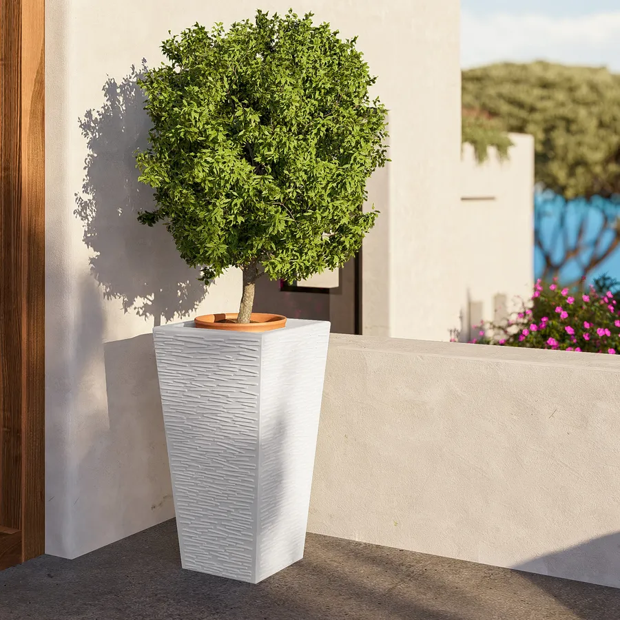 Pentola in polietilene di Rhodgold bianco 40x40 cm | Leroy Merlin