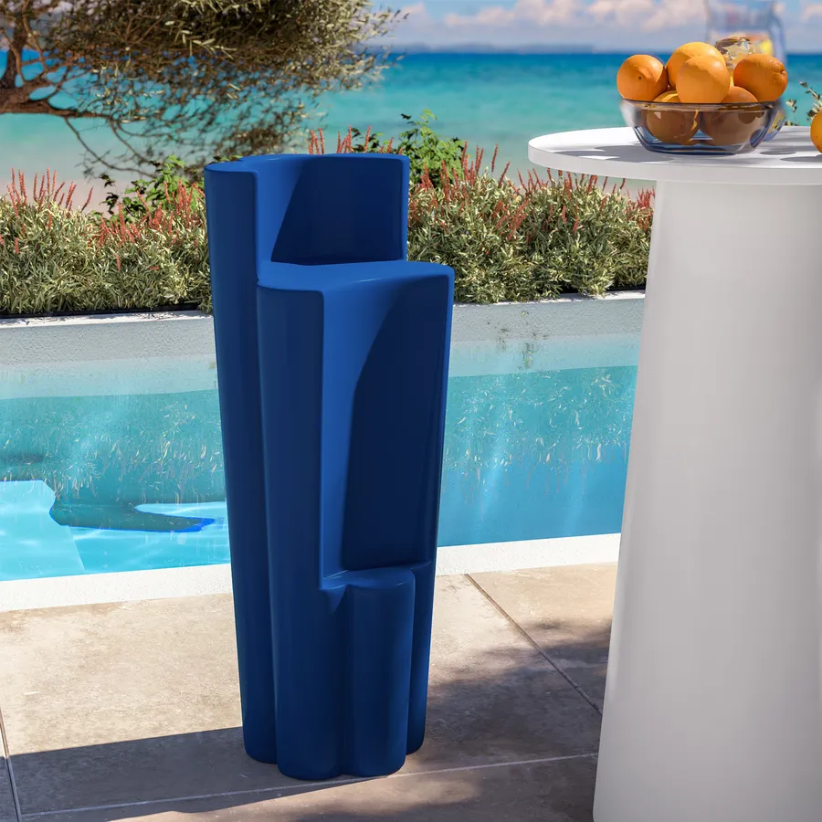 Guanti Monouso Shield A Braccio Lungo 900mm – 25µ, Polietilene, Blu, Taglia Large, Senza Polvere