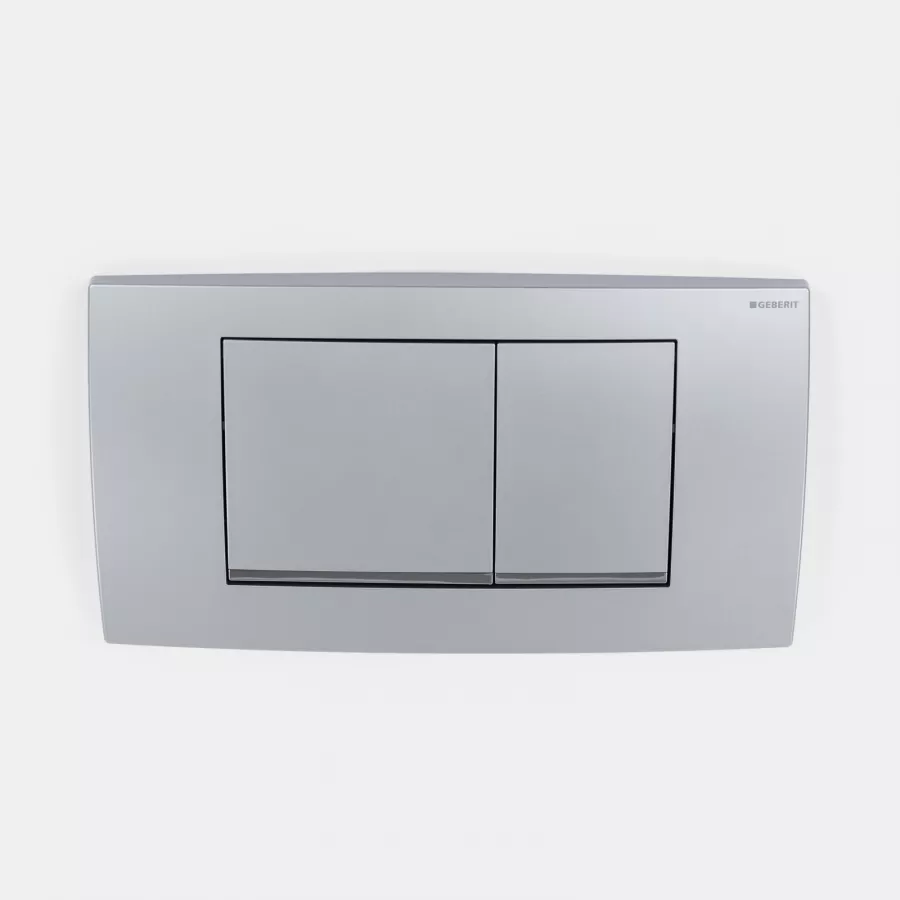 Geberit sigma 01 placca di comando cromo/cromo satinato 115.770.KA.5