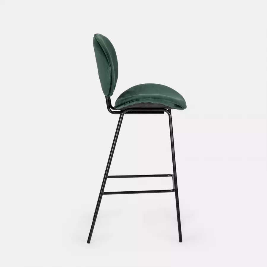 Velvet - sgabello velluto verde – Novità Home