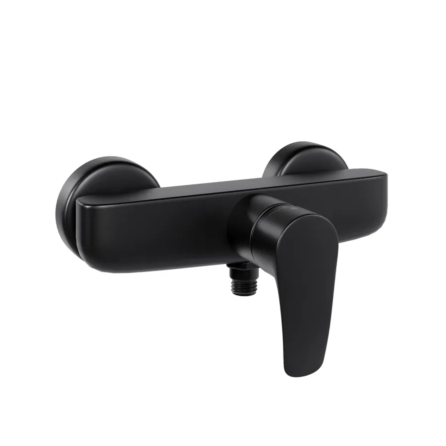 Miscelatore Esterno Doccia Termostatico Nero Opaco – Fusion - Foto 6