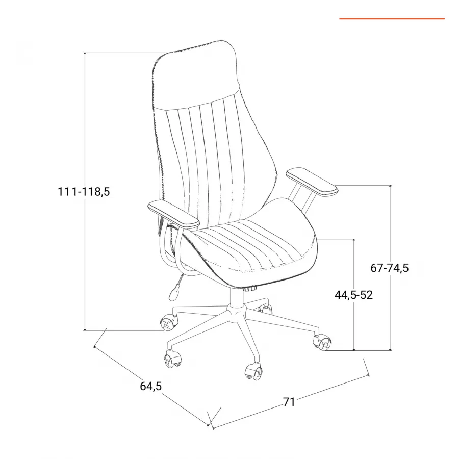 ▷ Syncro poltrona da ufficio girevole VELA 24 ore LUYANDO