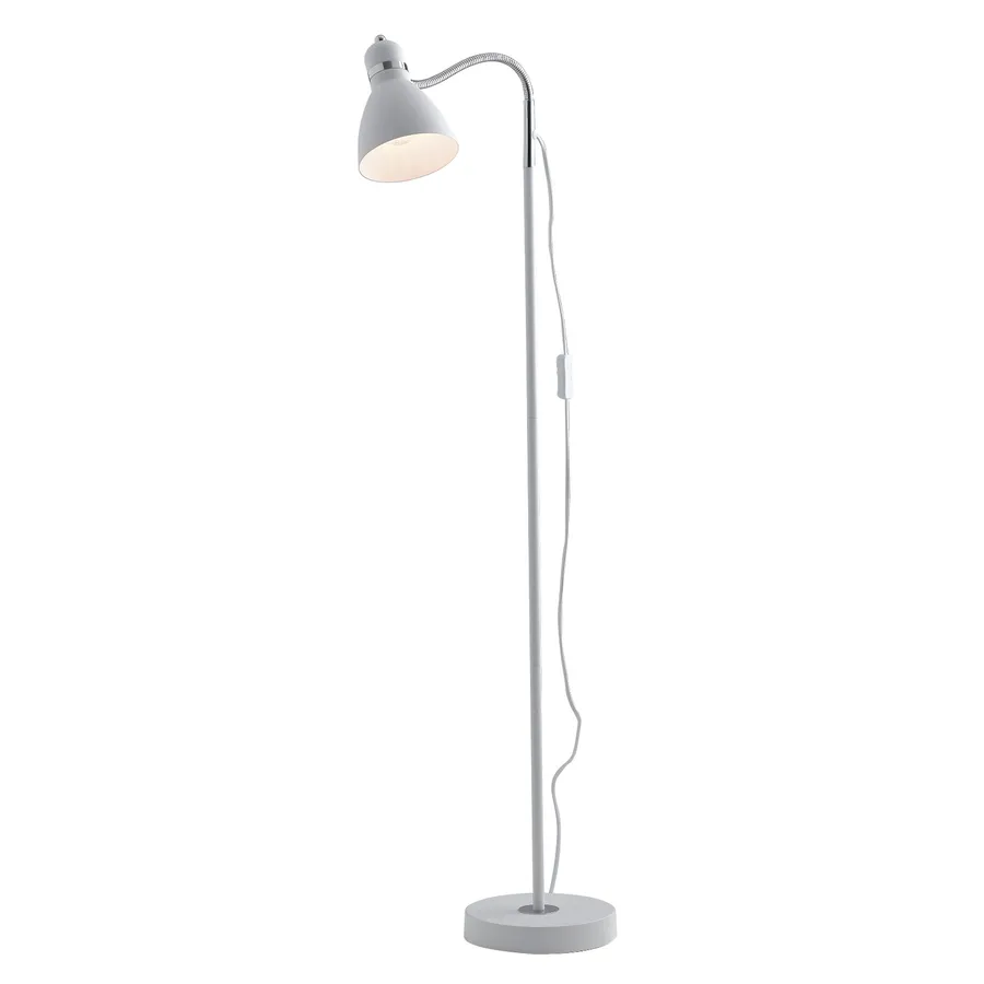 PERENZ Lampada LED a Piantana in Metallo Bianco Altezza