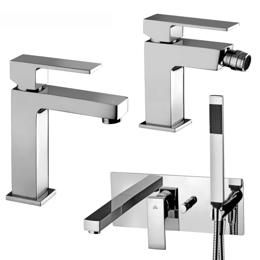 Paffoni ELLE Miscelatore Lavabo Senza Piletta - Cromato - Made In Italy - EL071-CR