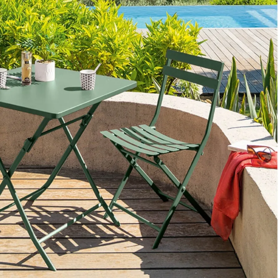 Sedie Pieghevoli Resina Epossidica Set Sedie Da Giardino