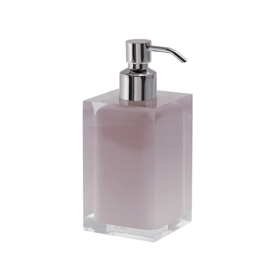 Portascopino bronzato a muro Gedy Romance in vetro e acciaio inox
