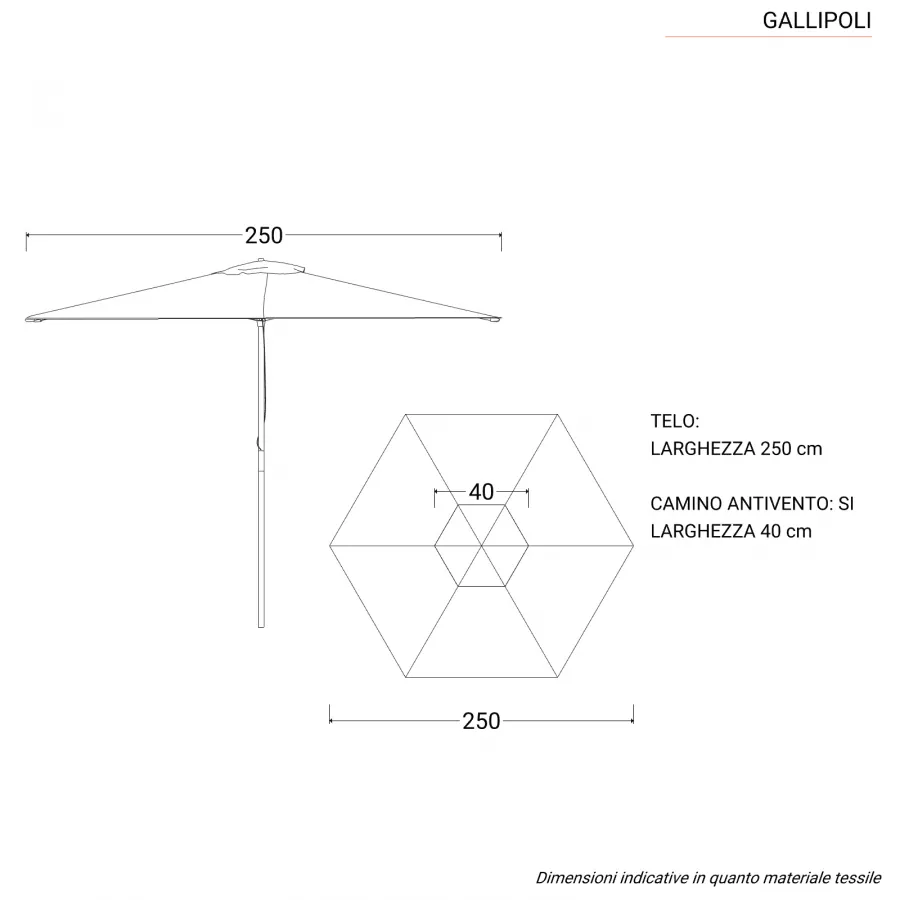 Supporto bastone tenda a soffitto Classic 1 via acciaio Ø 2 x 4 cm