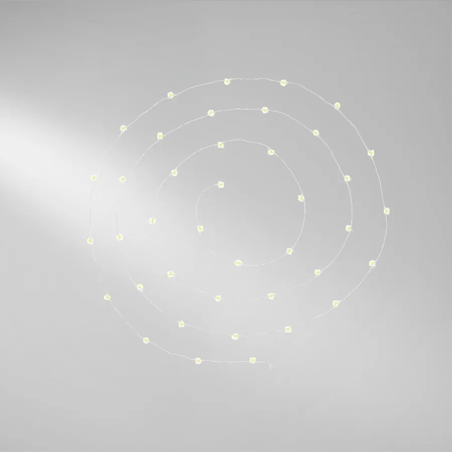 Catena Luminosa LED Auting 10m 100 LED - Luce Bianca Calda, Telecomando, Timer E 8 Modalità, Impermeabile IP65 Per Interni Ed Esterni