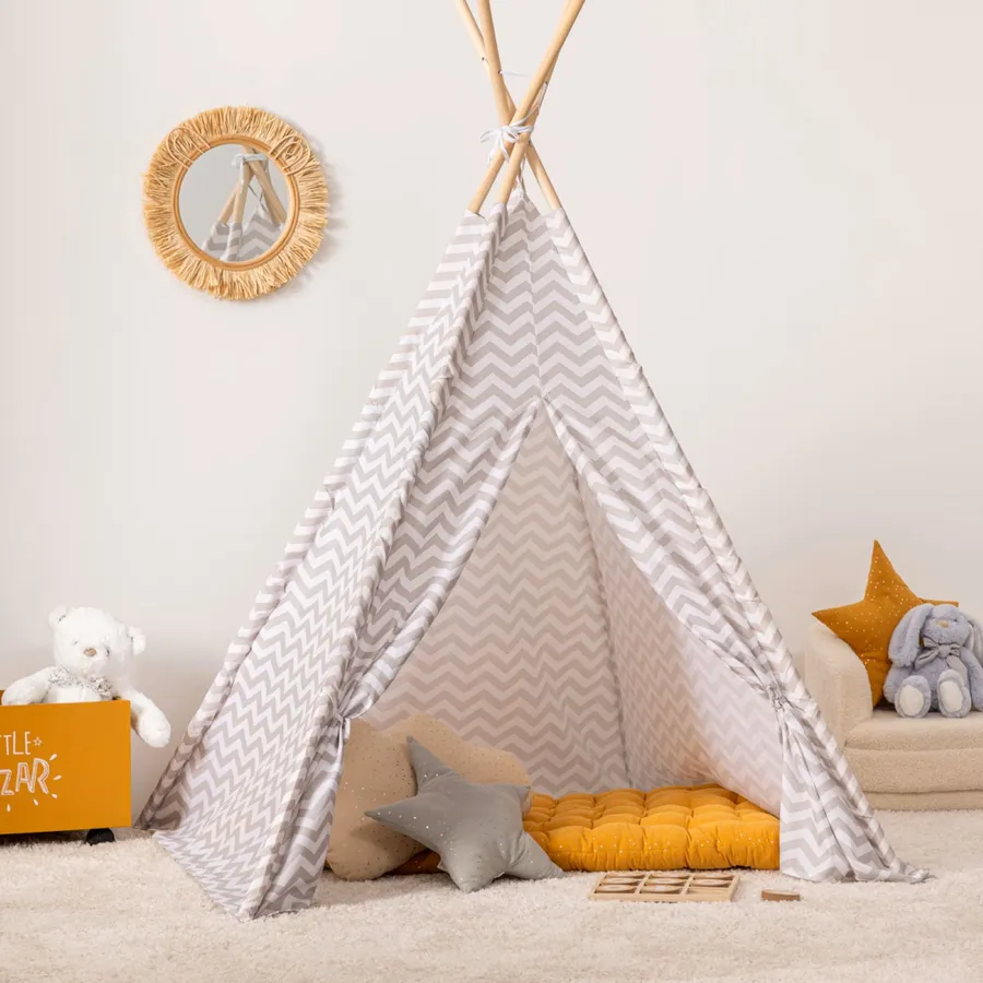 Tenda Castello Per Bambini – 100x70x110 Cm, Con Finestre In Rete, Portatile, Per Interno E Esterno