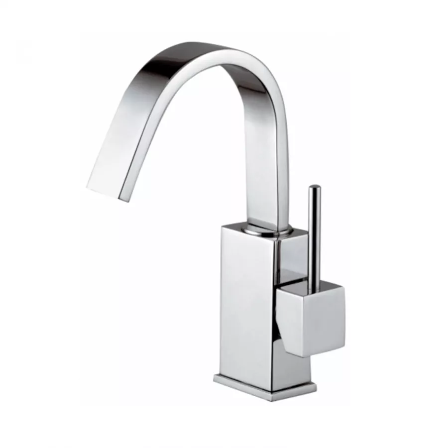 Set miscelatore incasso lavabo bocca 24 cm e bidet con esterno doccia con  leva asta cromato 