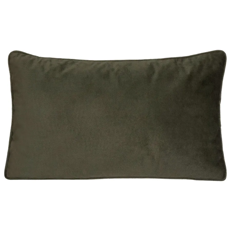 Federa Cuscino Quadrata In Velluto Verde S4sassy - 30x30 Cm, Cerniera Invisibile, Fatta A Mano