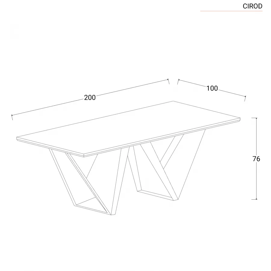 Tavolo rotondo 100 cm con piano in legno rovere e gambe in metallo - Kins