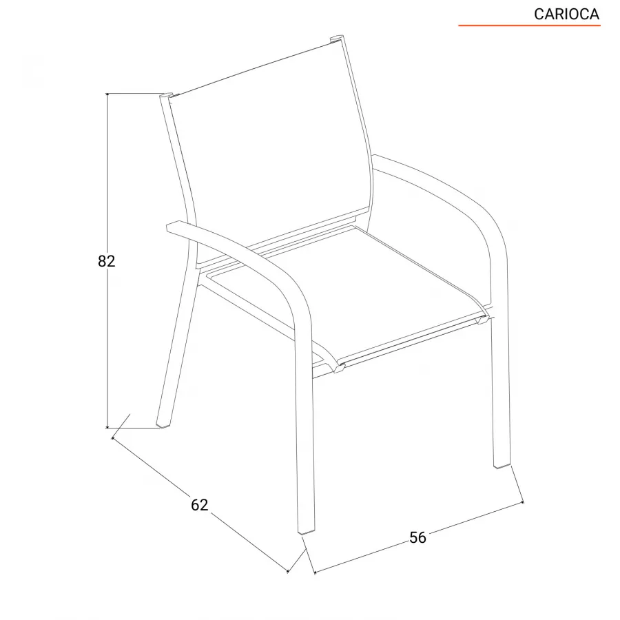 Set pranzo tavolo 105/210x75 cm e 4 sedie con braccioli tondi in