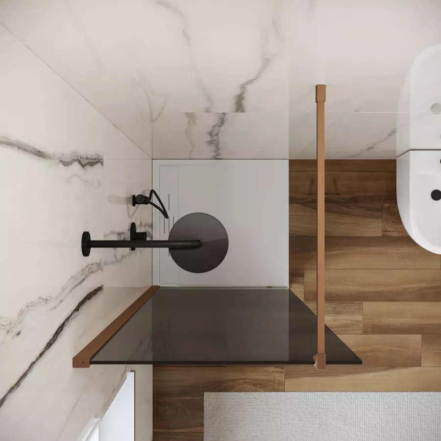 Base Girevole Per TV In Vetro Temperato - 70x32 Cm - Portata 40 Kg - Nero Fumè - Foto 8