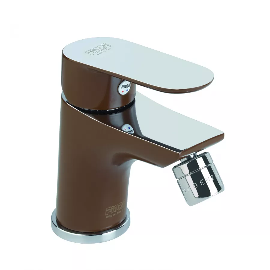 Miscelatore Bidet Senza Scarico Marrone E Cromo Lively