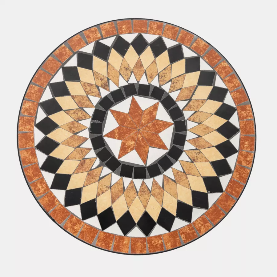 Tavolino da balcone con decorazione a mosaico, a ribalta 75 x 65 x 62 cm  acquistare online a buon mercato