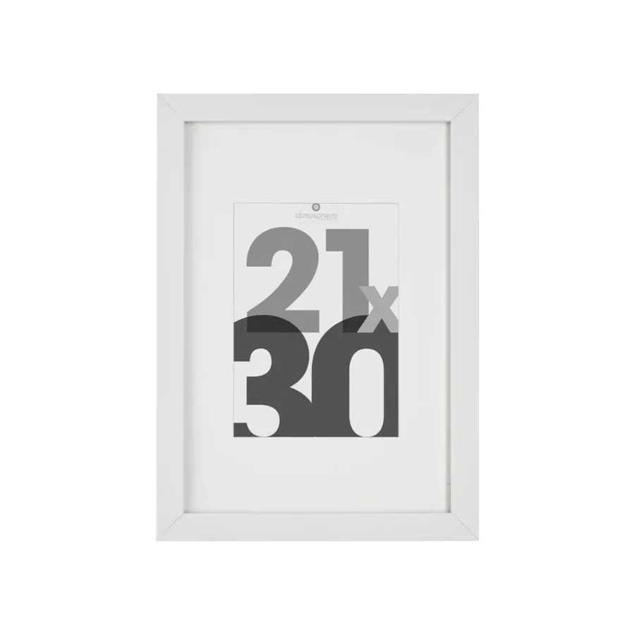 BD ART Cornice per foto 21 x 30 cm, formato A4, nera, con