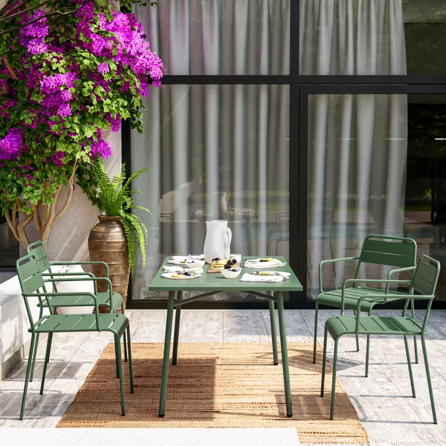 Tavolo Quadrato Tavolo E Sedie Design Sedie E Tavolo Da Esterno