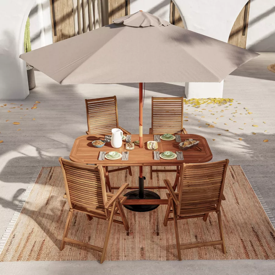 Set Giardino In Legno Set Tavolo E Sedie Da Giardino In Legno Di