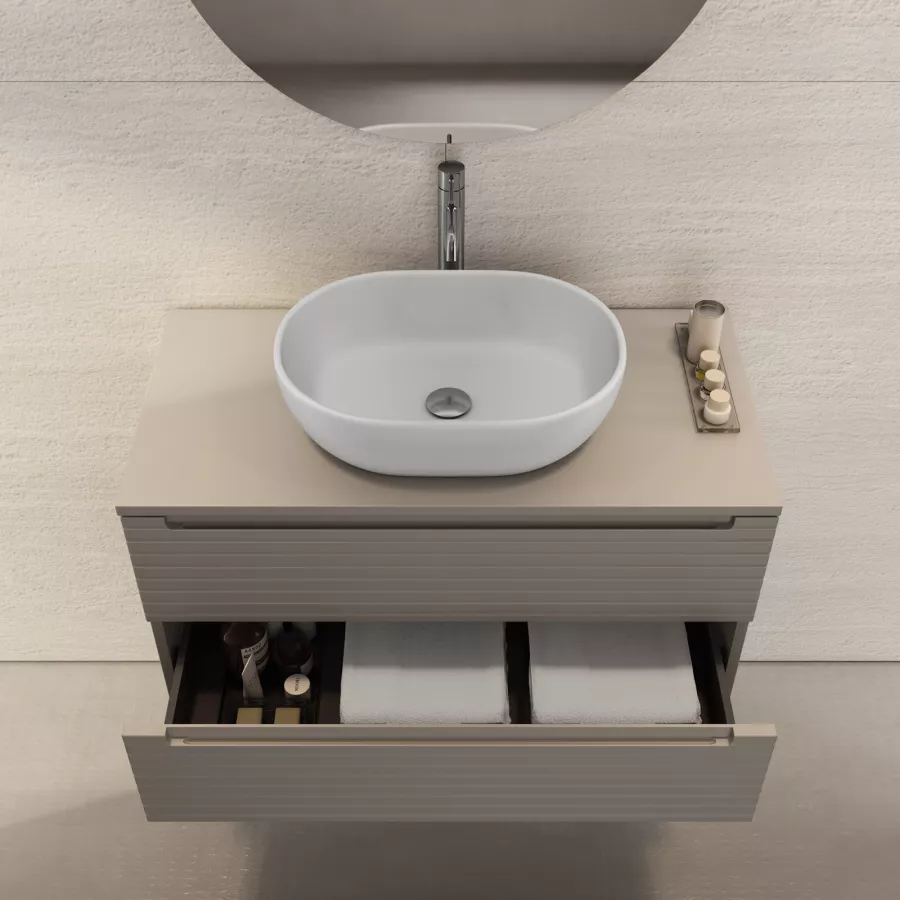 Bagno con lavabo scatolato Donny