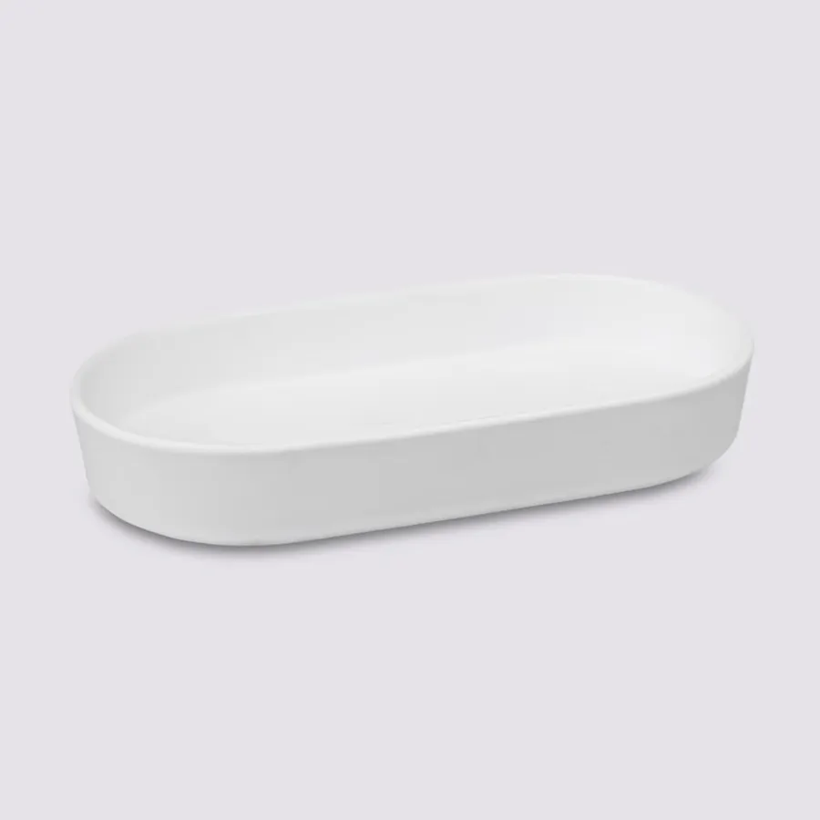 Vassoio Svuotatasche Bicolore - Portaoggetti Con Chiusura A Bottoni - Foto 12