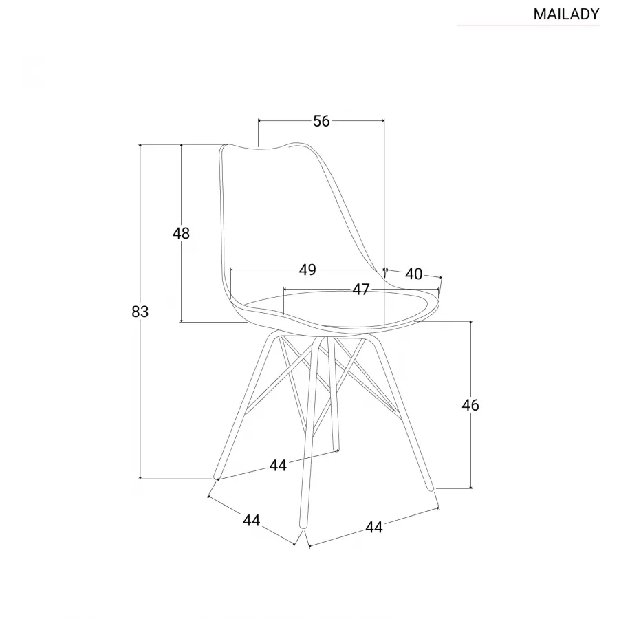 Set 4 sedie in velluto blu petrolio e gambe in cromate - Mailady