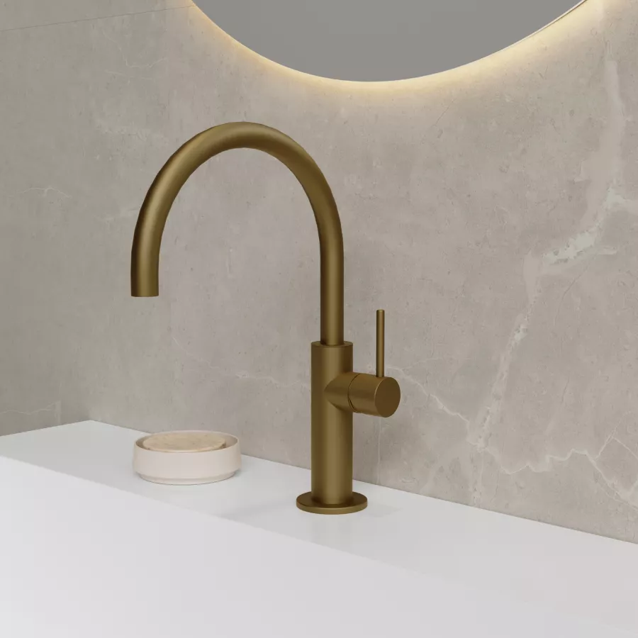 Miscelatore bidet Oxford Oro lucido