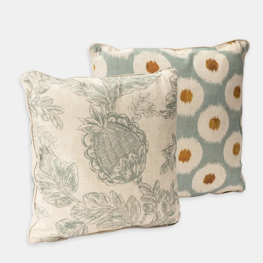 2 Federe Cuscino Quadrate In Velluto 50x50 Cm - Colore Acqua, Morbide E Lisce Con Cerniera Nascosta - Solo Copricuscini Decorativi Per Divano E Letto