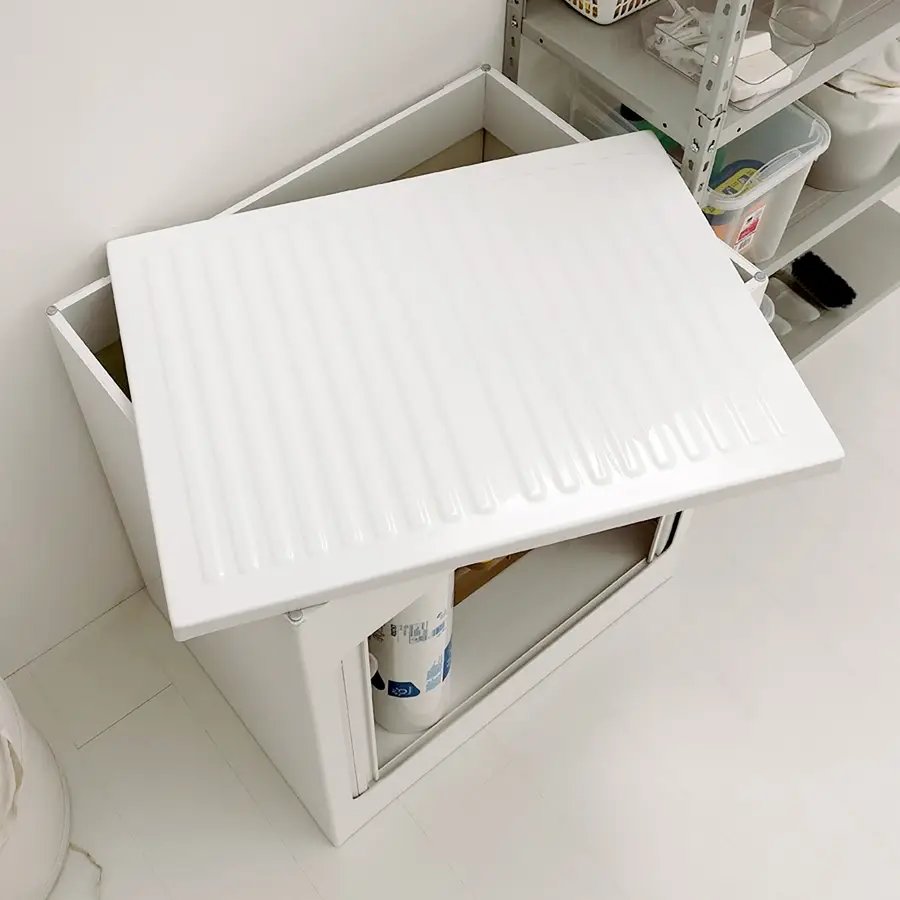 Mobile contenitore Lavacril Box di Colavene 80x60x84h cm con serranda e  piano appoggio amovibile