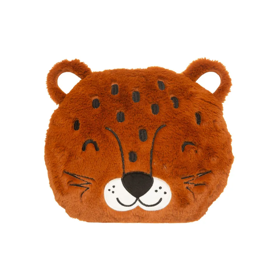 Cuscino Morbido A Forma Di Pantera Rosa - Cuscino Da Viaggio E Peluche 2 In 1, In Poliestere, Lavabile