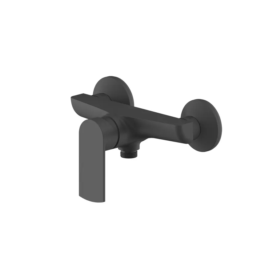 Miscelatore Esterno Doccia Termostatico Nero Opaco – Fusion - Foto 5