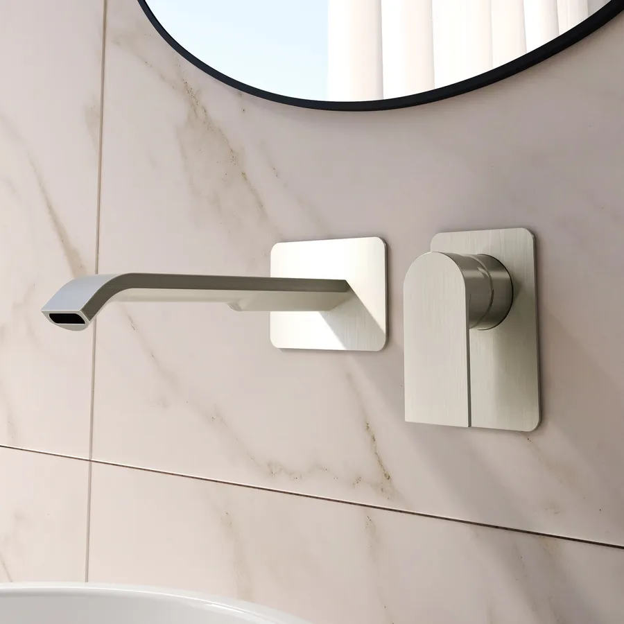 Porta Asciugamani Blizz In Acciaio Inox AISI 304 – Finitura Spazzolata, 54,5x6,5x7,7 Cm, Con Viti E Tasselli