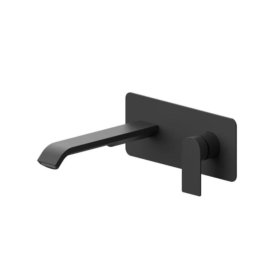 WOWOW Rubinetto Bagno 2 Maniglie Nero Opaco Rubinetto