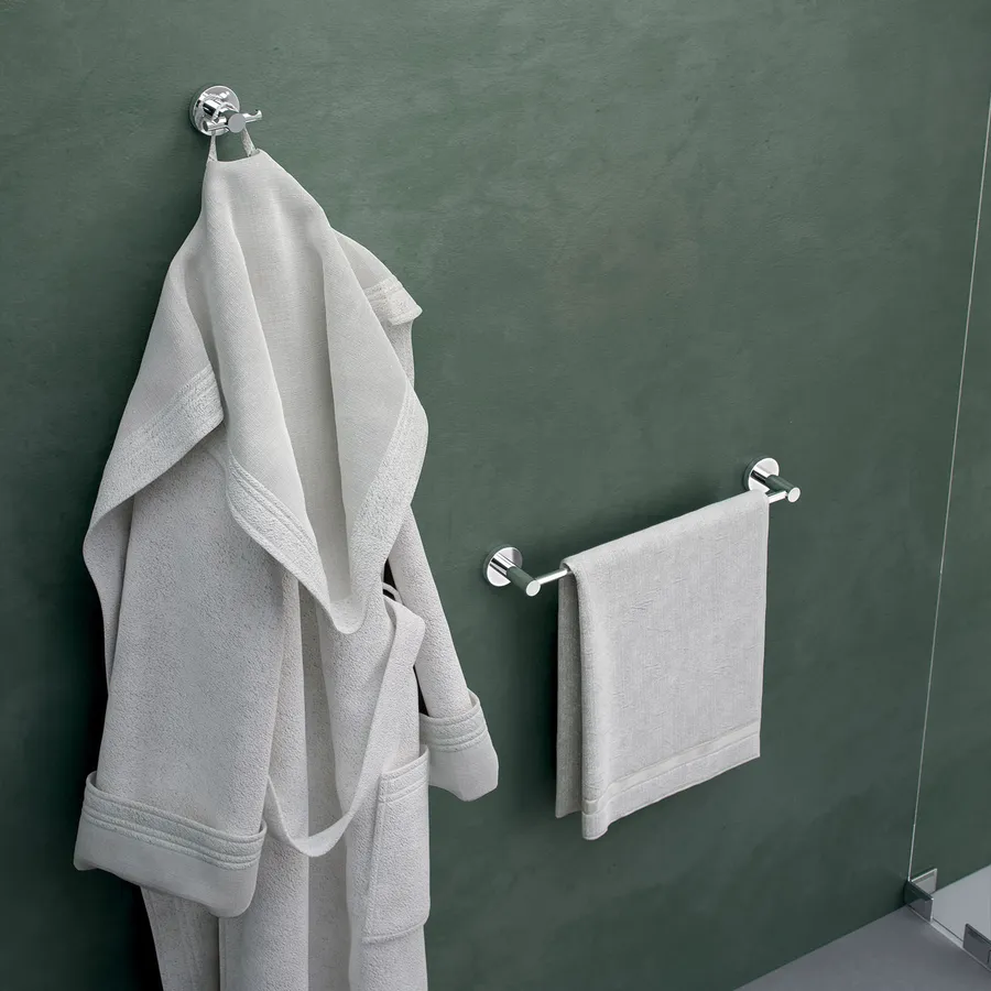 Gedy Colorado Doppio Appendino A Muro In Acciaio Inox - Porta Asciugamani Da Bagno Moderno 7 Kg - 4