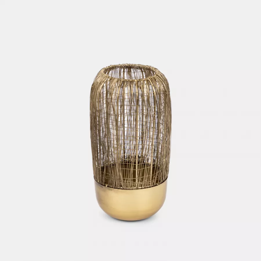 Portacandela Natalizio In Vetro Oro – Calice Sheila H 20 Cm, Bizzotto, Elegante E Luminoso