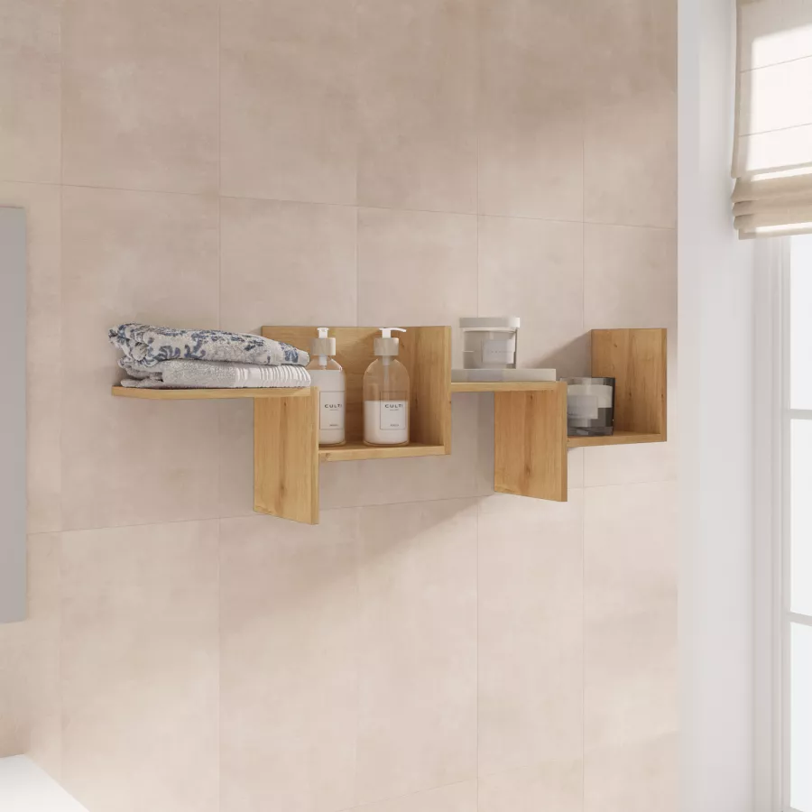 Mensole da parete in legno Mensola da cucina Mensola da doccia