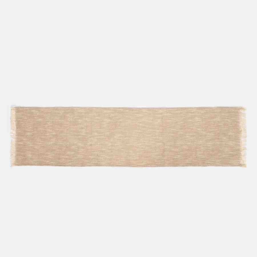 Runner Da Tavolo Con Frange Floreale - Rosa - 40x150 Cm - Tovaglia Da Pranzo Decorativa