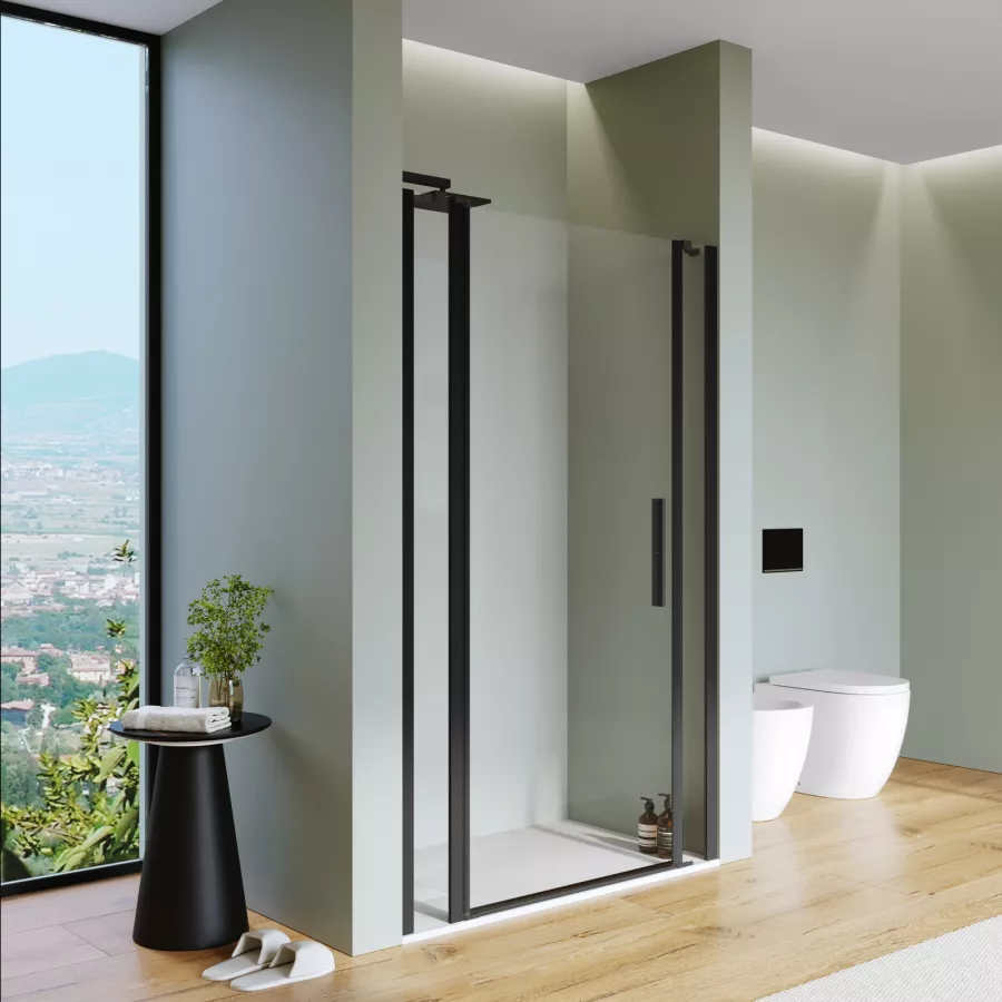 Porte doccia per nicchia: Porta box doccia battente da 85 a 140 cm