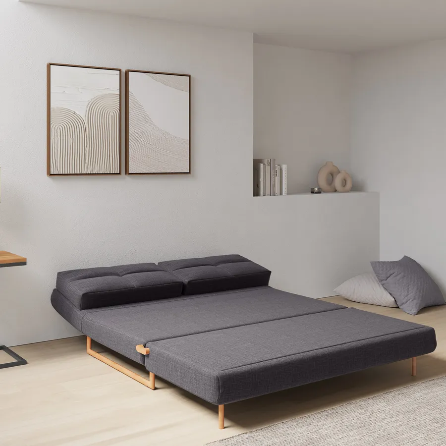 Divani Letto Ikea Posti Divano Letto Posti In Ecopelle Nera