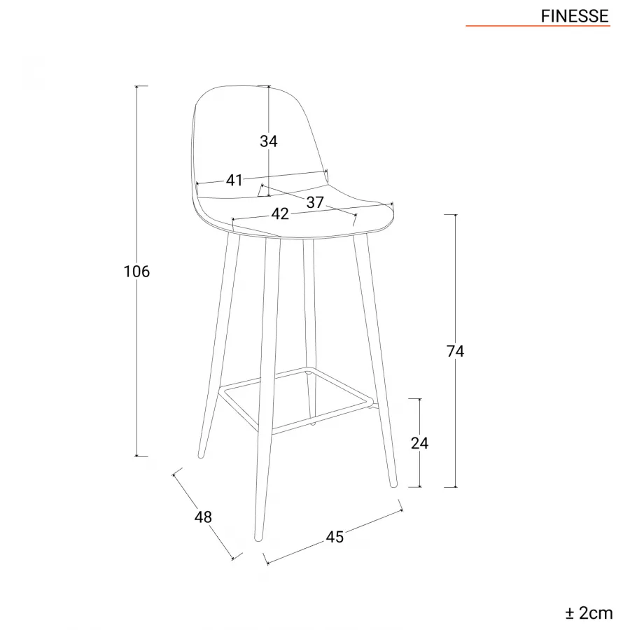 Set 4 Sgabelli da Bar Girevoli con Altezza Regolabile, Rivestimento