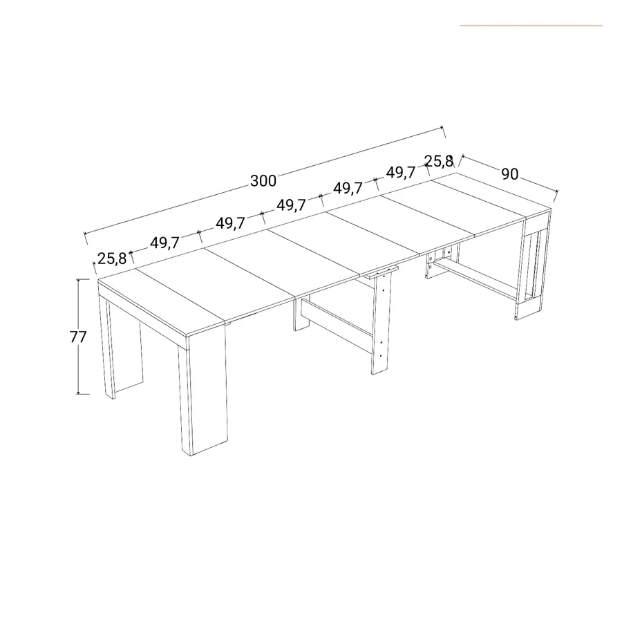 Mobili Fiver Tavolino Olmo Perla Consolle Ingresso Evolution, Olmo