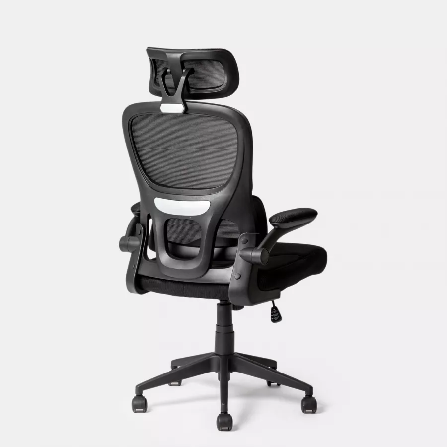 Sedia da scrivania ergonomica girevole con supporto lombare