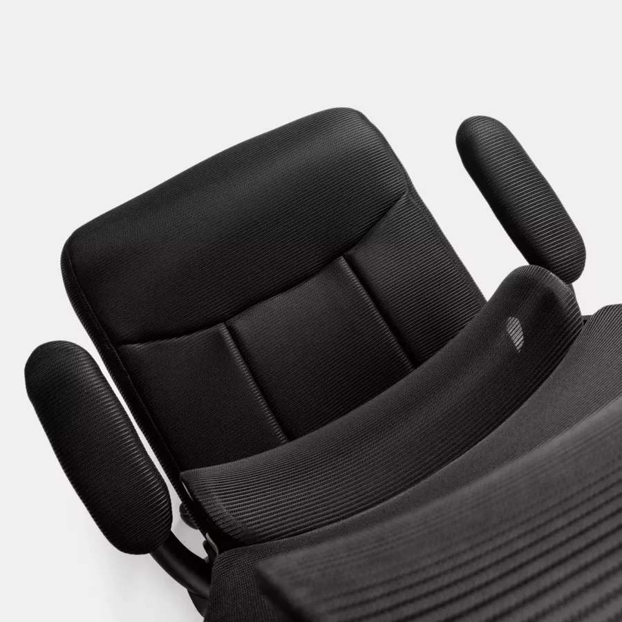 Vinsetto Sedia Da Ufficio Ergonomica Con Braccioli E Supporto Lombare Poltrona Ufficio Girevole E Altezza Regolabile In Tessuto Blu 85637232