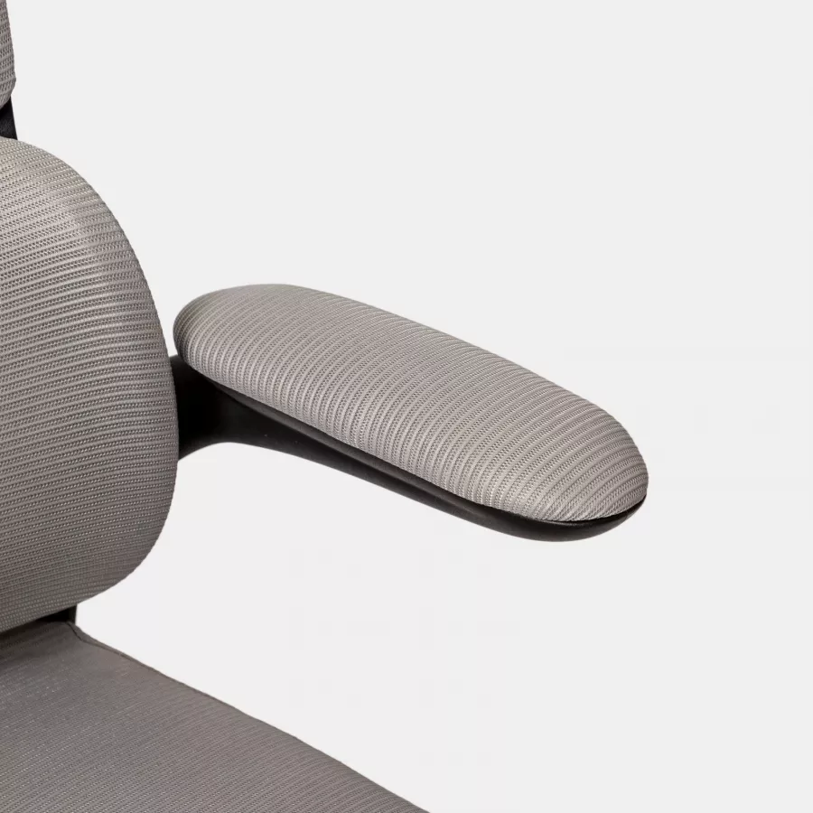 Sedia Da Ufficio Alta YFO Con Poggiapiedi – Ergonomica In Rete, Braccioli 3D, Supporto Lombare Regolabile, Nero - 2